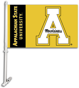 Appalachian State Gold Car Flag