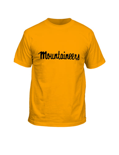 Appalachian State Mountaineers Gold Short Sleeve T-shirt