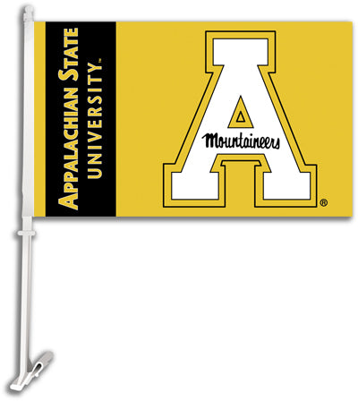 Appalachian State Gold Car Flag