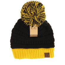 Load image into Gallery viewer, Black and Gold Beanies