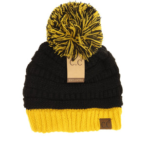 Black and Gold Beanies